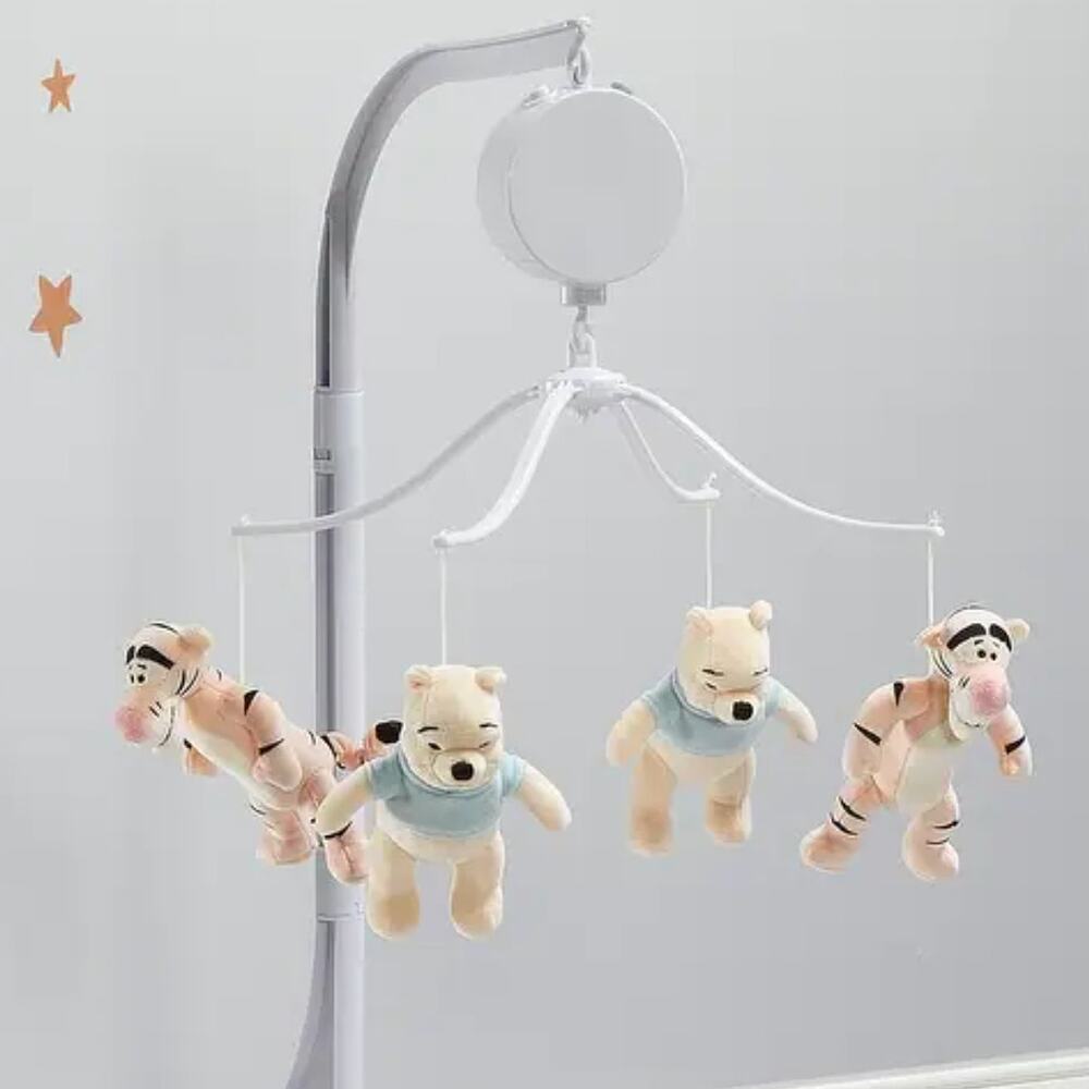 NOB Lambs & Ivy Disney Baby Winnie the Pooh Musical Baby Crib Mobile Soother